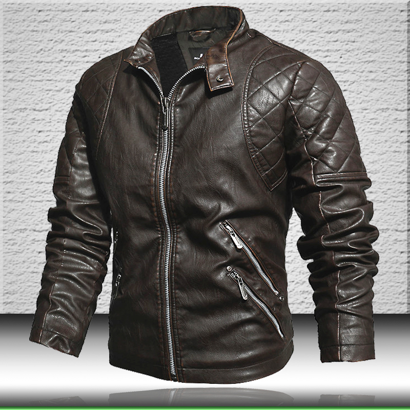 Men's 2020 New Brand Bomber Leather Jacket Man's Fake Wool Coat Thin Fit of Motorcycle Plutonium Jackets Touch Clothes Lle7, Kh49coffee
Men's 2020 New Brand Bomber Leather Jacket Man's Fake Wool Coat Thin Fit of Motorcycle Plutonium Jackets Touch Clothes Lle7, Kh49coffee