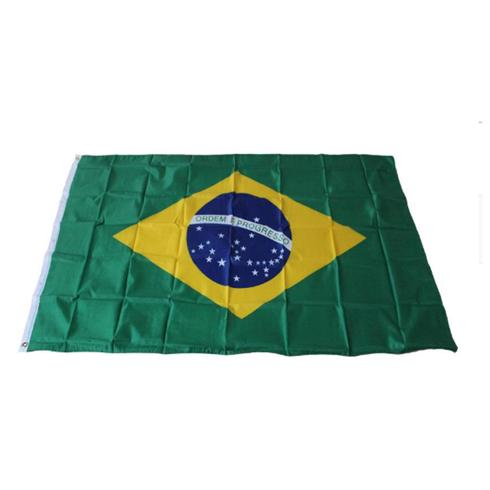 Brazil Flags Country National Flags 3'X5'ft 100D Polyester Hot Sales High Quality With Two Brass Grommets
Brazil Flags Country National Flags 3'X5'ft 100D Polyester Hot Sales High Quality With Two Brass Grommets