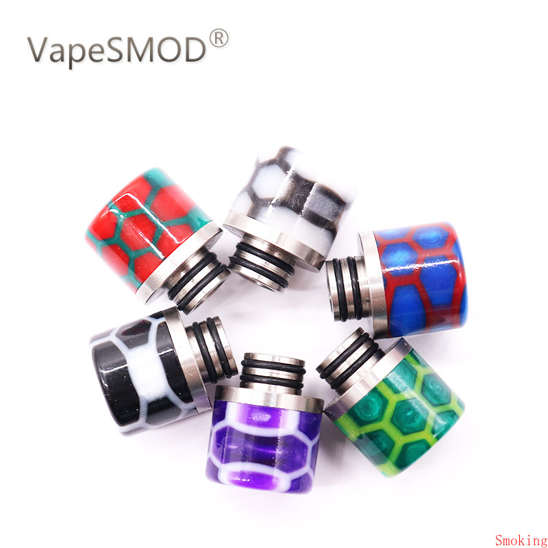 Epoxy Resin SS Drip Tip 810 510 Thread Snake Skin Wave Wide Bore Mouthpiece Vape Stainless Steel Drip Tips Tank Atomizer DHL
Epoxy Resin SS Drip Tip 810 510 Thread Snake Skin Wave Wide Bore Mouthpiece Vape Stainless Steel Drip Tips Tank Atomizer DHL