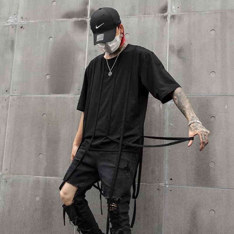 2021 Men Personality Ribbons Patchwork Freestyle Gothic Hip Hop Shirts Short T-shirts Club Attire Stage L2yy, Asian size black
2021 Men Personality Ribbons Patchwork Freestyle Gothic Hip Hop Shirts Short T-shirts Club Attire Stage L2yy, Asian size black