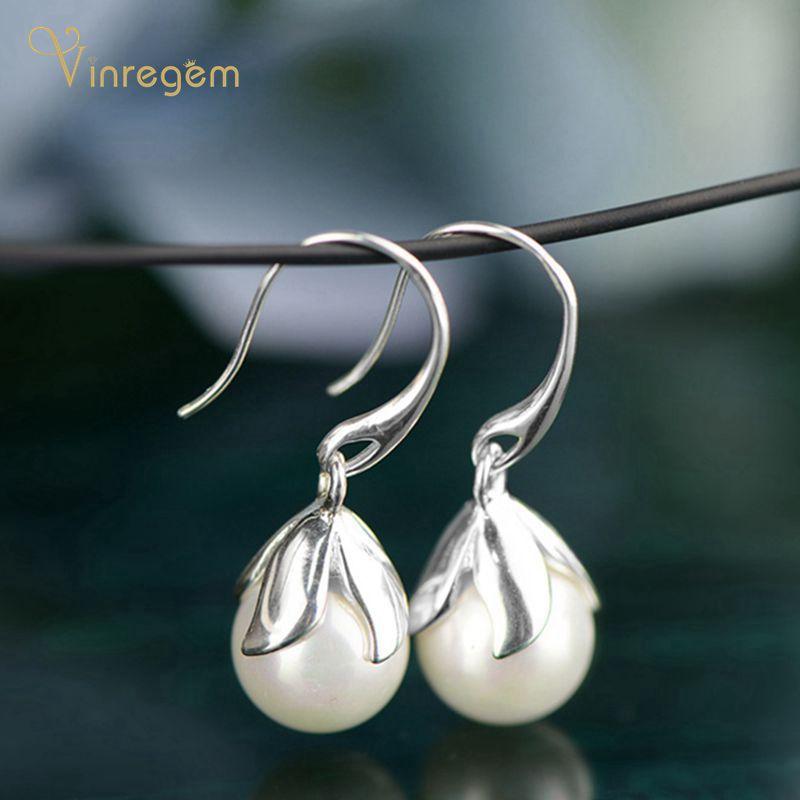 Dangle & Chandelier Vinregem Classic 100% 925 Sterling Silver Pearl Wedding Party Vnniversary Vintage Earrings For Women Fine Jewelry Gifts
Dangle & Chandelier Vinregem Classic 100% 925 Sterling Silver Pearl Wedding Party Vnniversary Vintage Earrings For Women Fine Jewelry Gifts