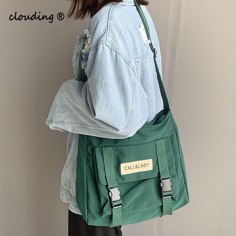 Nylon Waterproof Canvas Schoolbag Fashionable Japanese Style Simple Messenger Bag Korean Postman Bag, Black
Nylon Waterproof Canvas Schoolbag Fashionable Japanese Style Simple Messenger Bag Korean Postman Bag, Black