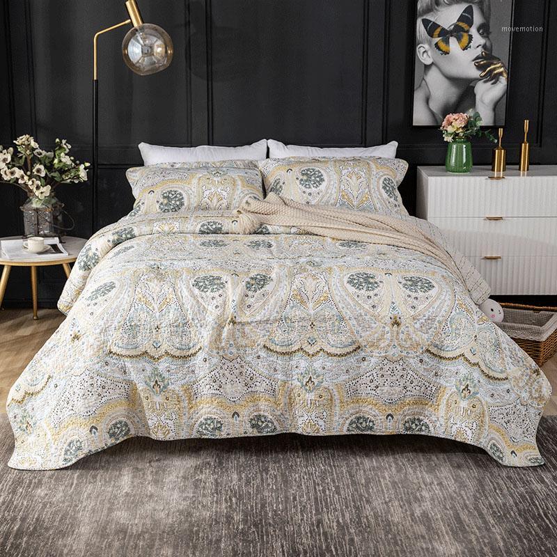 CHAUSUB Print Quilt 3PCS Bedspreads For Bed Cotton Quilts Bed Cover Pillowcase Queen Size Quilted Coverlet Blanket On1, Beige
CHAUSUB Print Quilt 3PCS Bedspreads For Bed Cotton Quilts Bed Cover Pillowcase Queen Size Quilted Coverlet Blanket On1, Beige