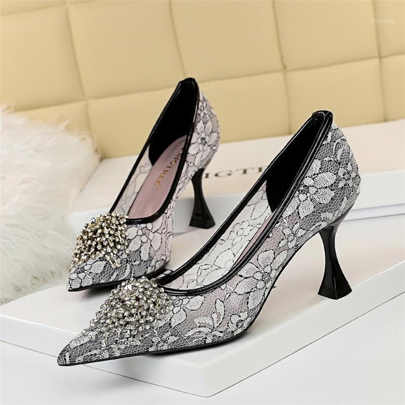 BIGTREE Flower Rhinestone Women Shoes Hollow Out Thin Heel Sexy Lace Mesh Pointed Toe Pump Elegant Party Wedding Woman High Heel1, Apricot
BIGTREE Flower Rhinestone Women Shoes Hollow Out Thin Heel Sexy Lace Mesh Pointed Toe Pump Elegant Party Wedding Woman High Heel1, Apricot
