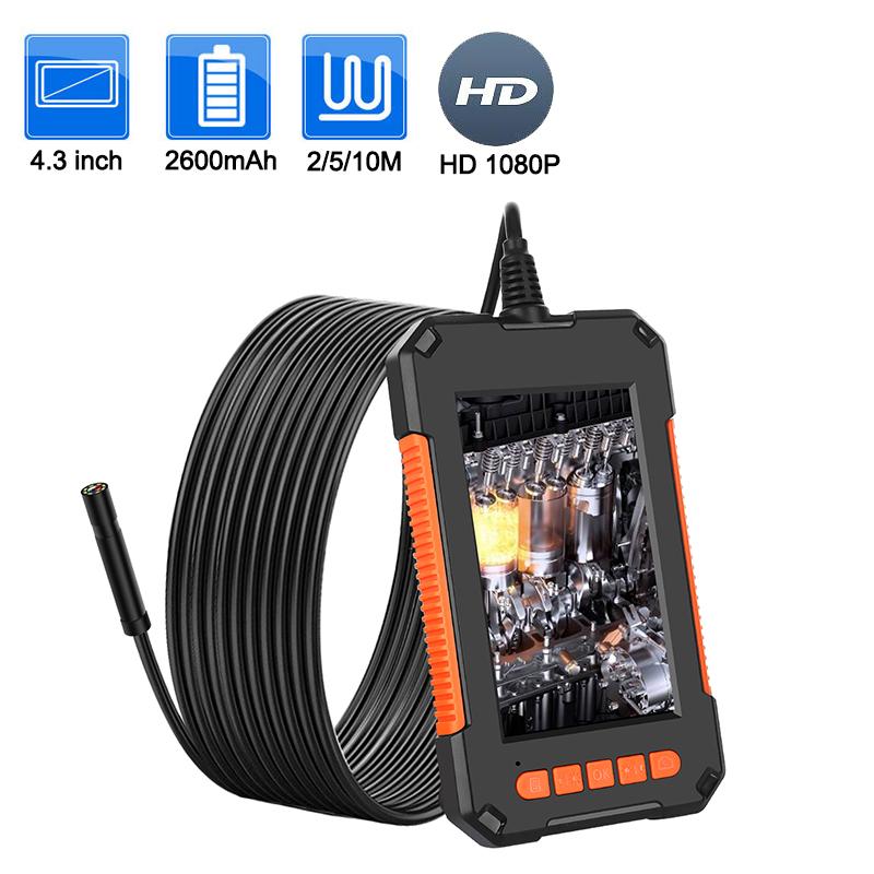 8mm Industrial 1080P HD 4.3inch LCD Screen Endoscope IP67 Waterproof Borescope 8LED Lights With 2600mAh Battery
8mm Industrial 1080P HD 4.3inch LCD Screen Endoscope IP67 Waterproof Borescope 8LED Lights With 2600mAh Battery