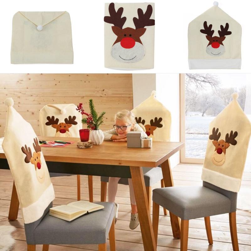 50x60cm Dinner Table Chair Cover Slipcover Seat Cover Elk Home Ornaments Christmas Decorations
50x60cm Dinner Table Chair Cover Slipcover Seat Cover Elk Home Ornaments Christmas Decorations