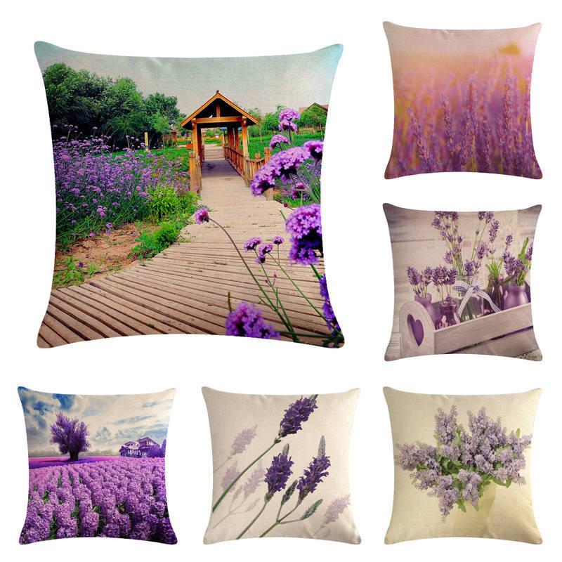 Purple Lavender Flower Pattern Square Throw Pillow Covers Decorative Cushion Case for Sofa Bedroom Car Couch, 15
Purple Lavender Flower Pattern Square Throw Pillow Covers Decorative Cushion Case for Sofa Bedroom Car Couch, 15