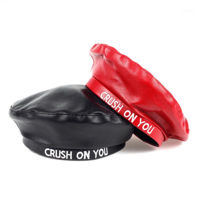 2020 New Casual ladies artificial leather berets letters embroidery PU fashion hat fixed adult winter solid color warm hat1, Black
2020 New Casual ladies artificial leather berets letters embroidery PU fashion hat fixed adult winter solid color warm hat1, Black