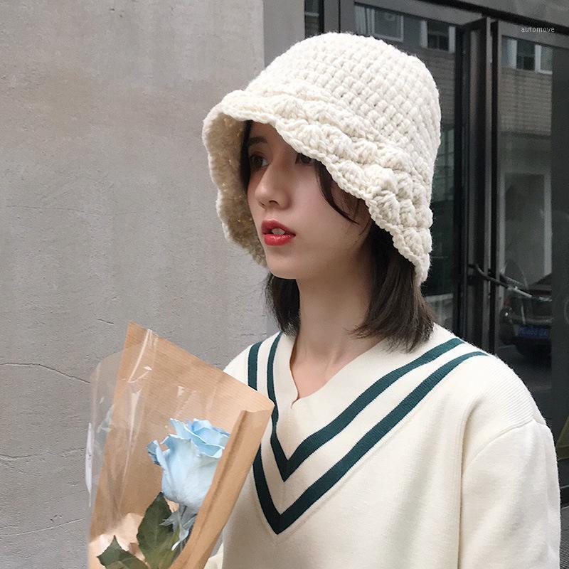 Hat Women Autumn/winter Wild Pure Color Lace Bucket Hat Knitted Wool Leisure White Black Green Fisherman Basin1
Hat Women Autumn/winter Wild Pure Color Lace Bucket Hat Knitted Wool Leisure White Black Green Fisherman Basin1