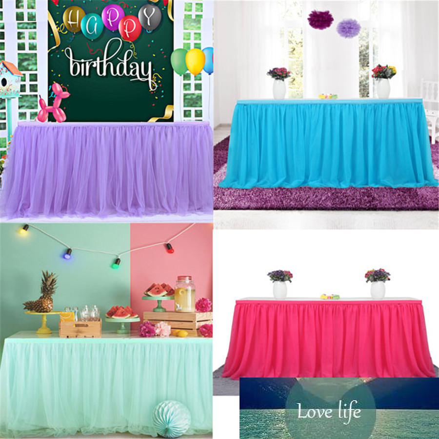 183 x77 cm Wedding Party Tutu Tulle Table Skirt Cover Tableware Cloth Baby Shower Party Home Decor Table Skirting Birthday Party
183 x77 cm Wedding Party Tutu Tulle Table Skirt Cover Tableware Cloth Baby Shower Party Home Decor Table Skirting Birthday Party