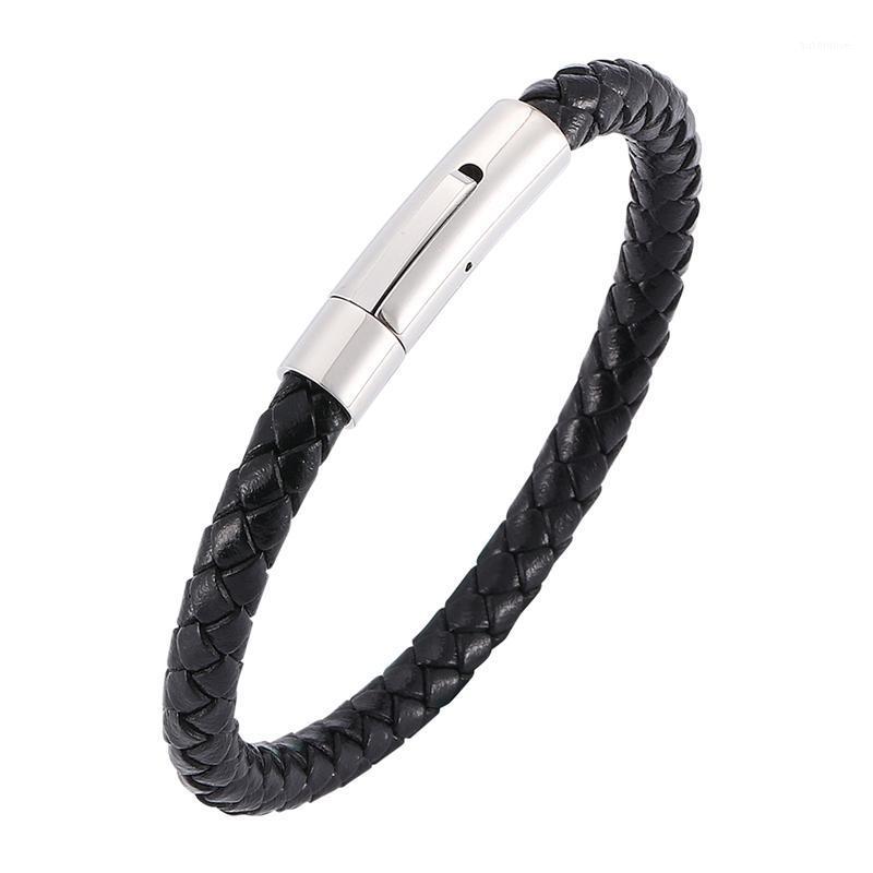 Classic Mens Jewellery Black Braided Leather Handmade Bracelet Men Stainless Steel Clasps Bracelets Bangles Male Jewelry SP00371
Classic Mens Jewellery Black Braided Leather Handmade Bracelet Men Stainless Steel Clasps Bracelets Bangles Male Jewelry SP00371