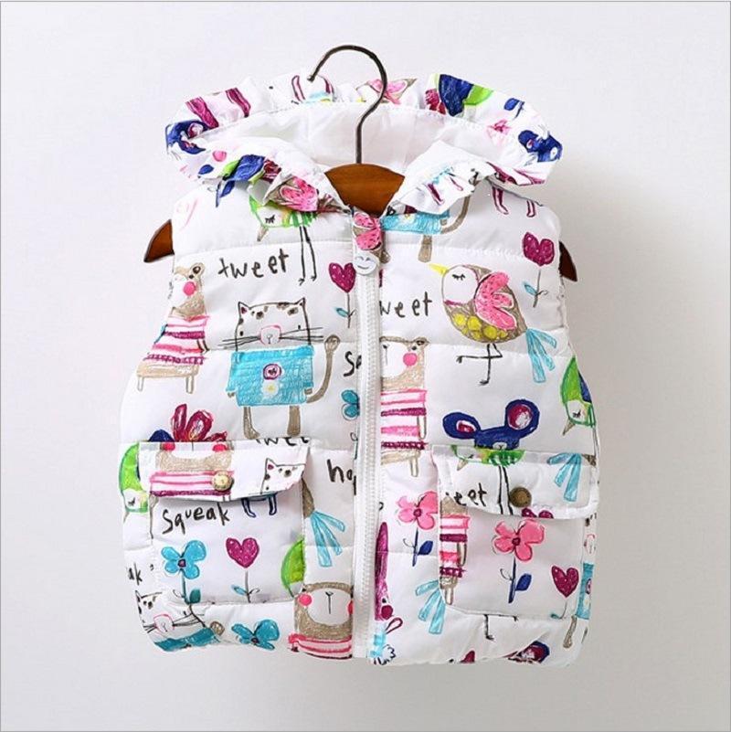 autumn little girls waistcoat baby clothes flower print infant girls winter vest newborn clothes newness brand kids jacket white1, Beige
autumn little girls waistcoat baby clothes flower print infant girls winter vest newborn clothes newness brand kids jacket white1, Beige