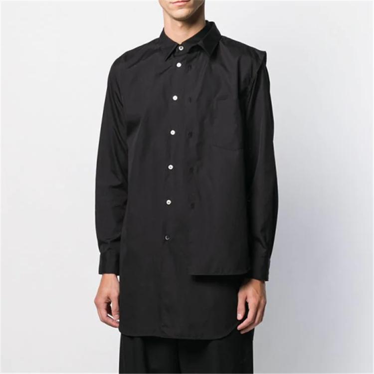 Customized New trend men' loose long sleeve shirt spring and summer personality fake two hair stylist youth shirt1, Black
Customized New trend men' loose long sleeve shirt spring and summer personality fake two hair stylist youth shirt1, Black