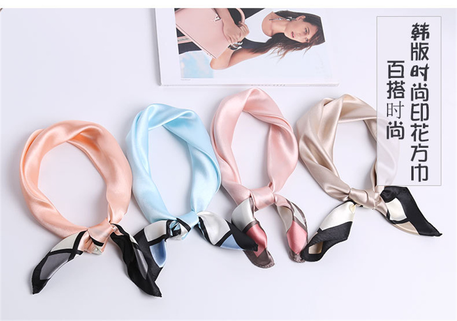 Others Apparel 60 cm Small Squares Summer Printed Hairband Scarf Airline Stewardess Business Wear Binding Hair Silk Scarves
Others Apparel 60 cm Small Squares Summer Printed Hairband Scarf Airline Stewardess Business Wear Binding Hair Silk Scarves
