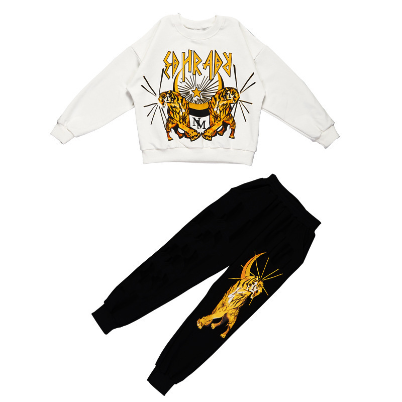 Children's Two-piece Clothing Sets Boys Top Jacket +long Pants Streetwear Baby Boy Sport Suit Costume for Kids 4 6 8 12 16 Years 201127