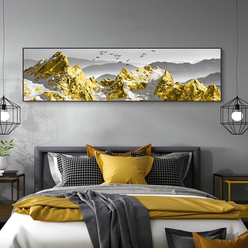 AAVV Canvas Painting Large Size Nordic Golden Mountain Bird Landscape Wall Art Print Poster Picture For Living Room No Frame
AAVV Canvas Painting Large Size Nordic Golden Mountain Bird Landscape Wall Art Print Poster Picture For Living Room No Frame
