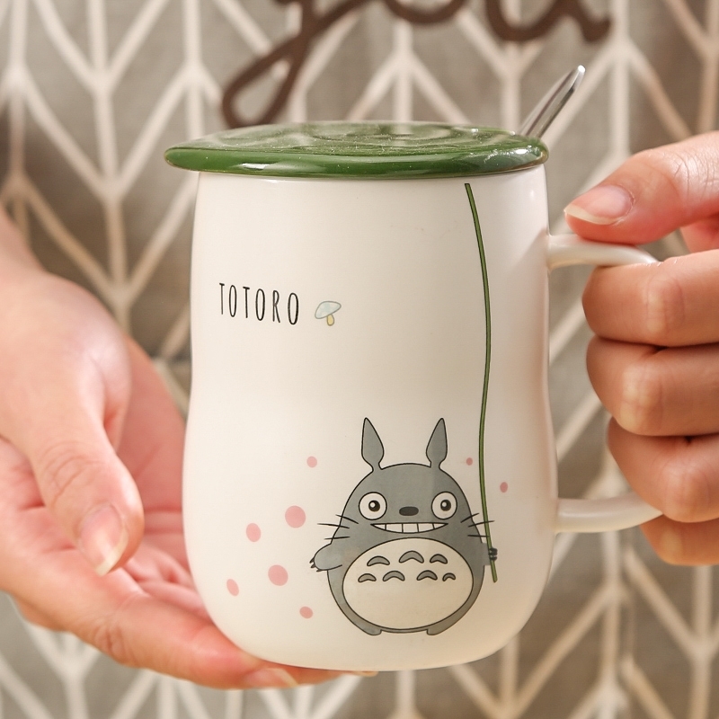Cartoon Totoro Cat Ceramics Coffee Mugs With Spoon and Cover Milk Ceramic Cup Kitchen Tools 280ml T200506, Yellow
Cartoon Totoro Cat Ceramics Coffee Mugs With Spoon and Cover Milk Ceramic Cup Kitchen Tools 280ml T200506, Yellow
