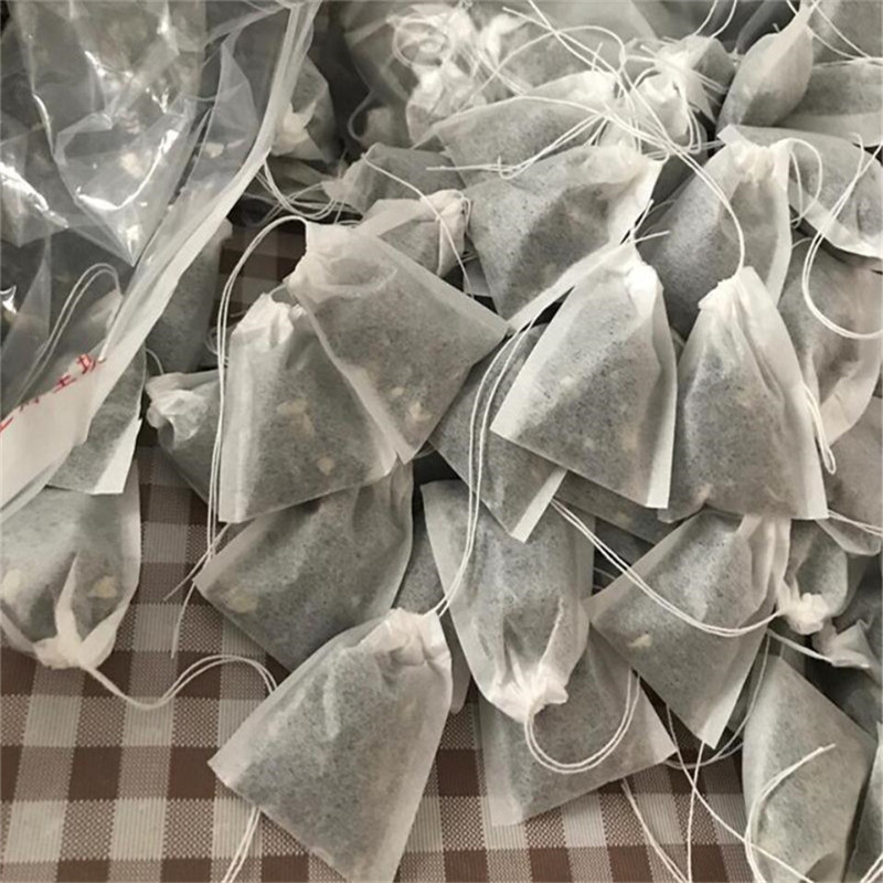 100Pcs/Lot Loose Leaf Filter Bag Coffee Tools Natural Unbleached Empty Paper Infuser Strainers for Tea Wooden Color