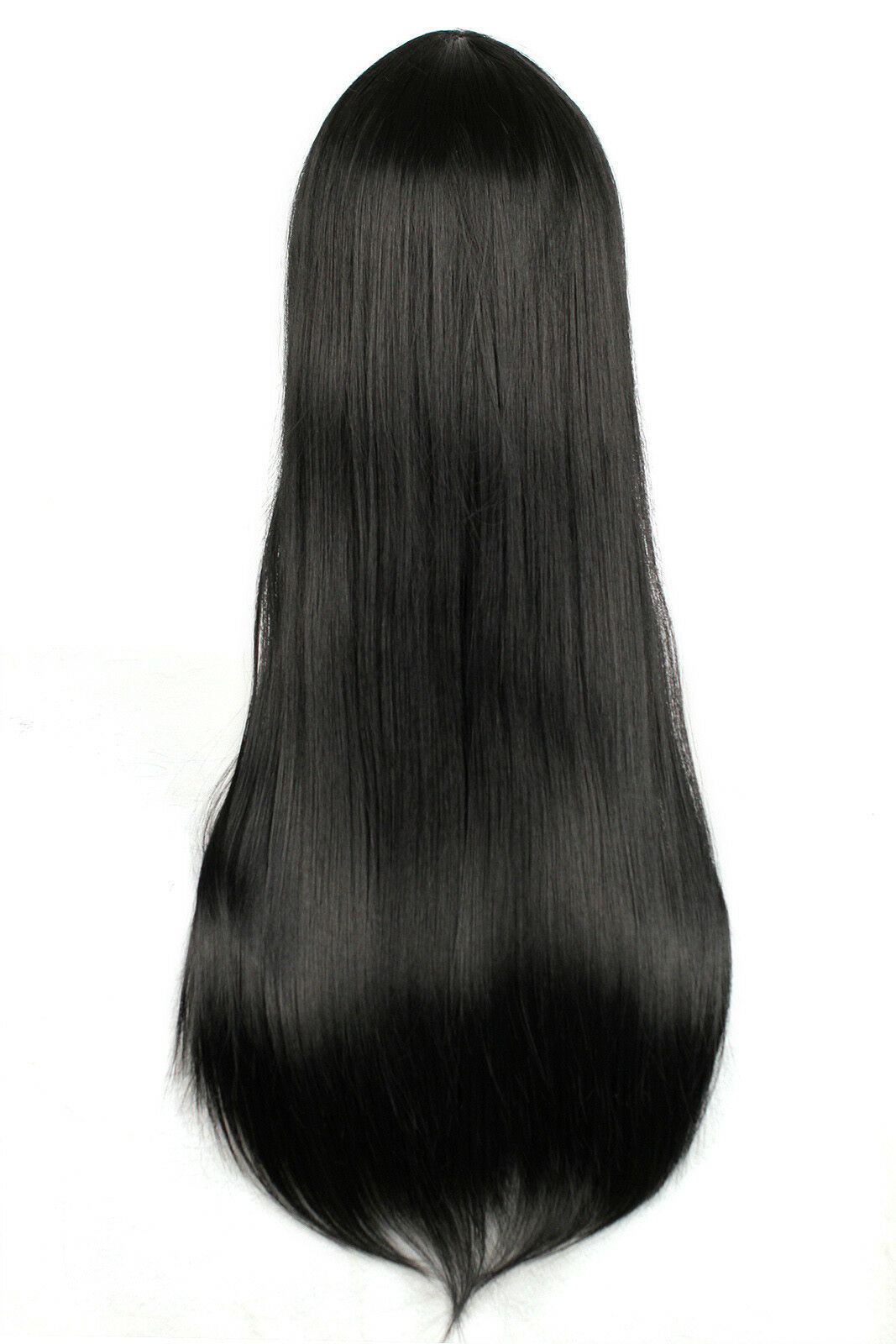 Cosplay Wig Black Long Straight Bangs Anime Hair Wigs