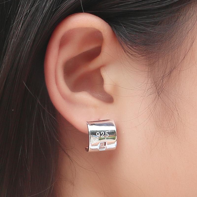 New Hot Fashion 100% 925 Sterling Silver Smooth Stud Earrings For Women Authentic 925 Sterling Silver Jewelry Gift
New Hot Fashion 100% 925 Sterling Silver Smooth Stud Earrings For Women Authentic 925 Sterling Silver Jewelry Gift
