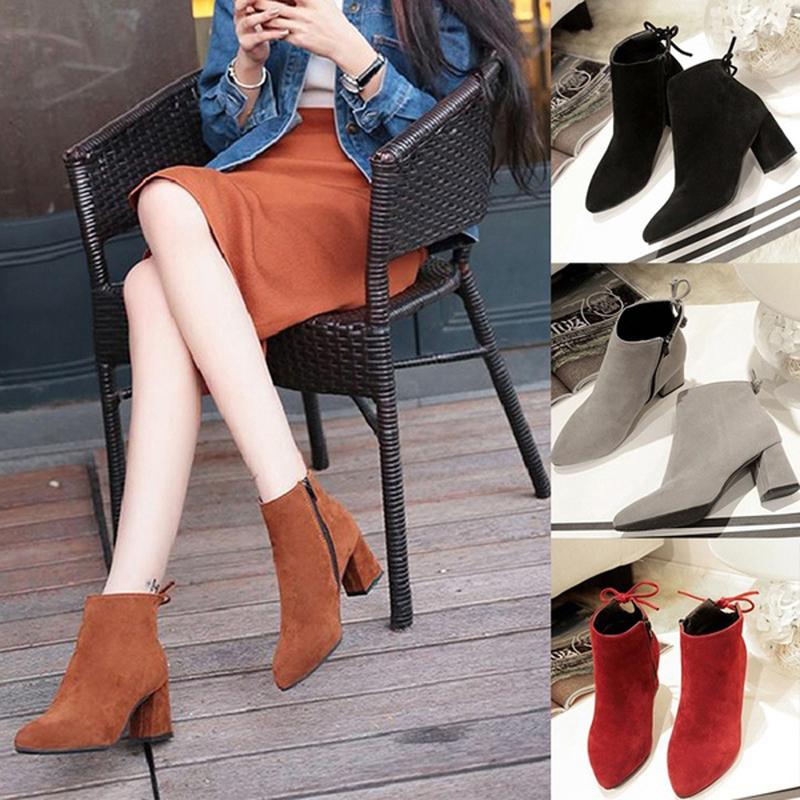 Plus Size 43 Hot Sale Women Mid Calf Boots Brown Gray Pointed Toe Zippers Autumn Spring Women Fashion Boots Casual Lace-up, Black
Plus Size 43 Hot Sale Women Mid Calf Boots Brown Gray Pointed Toe Zippers Autumn Spring Women Fashion Boots Casual Lace-up, Black