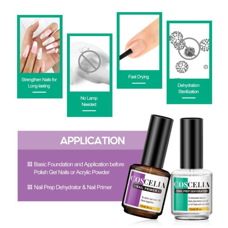 COSCELIA Manicure Set 15ml Adhesive Strengthening Liquid Without Lamp Drying Anti-Warping Agent Adhesive Water Agent Nail Tools, Nail prep dehydrator
COSCELIA Manicure Set 15ml Adhesive Strengthening Liquid Without Lamp Drying Anti-Warping Agent Adhesive Water Agent Nail Tools, Nail prep dehydrator