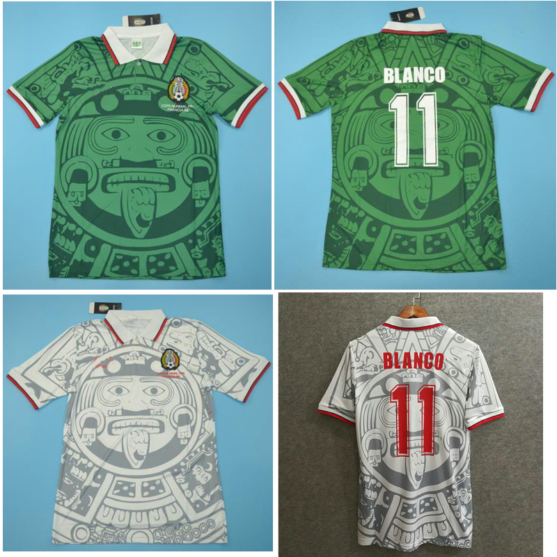 Thai 1998 Mexico Retro Jerseys Classic Vintage LUIS GARCIA BLANCO Soccer jersey Home Green HERNANDEZ 98 football shirt camisa de futebol, Mexico1998home
Thai 1998 Mexico Retro Jerseys Classic Vintage LUIS GARCIA BLANCO Soccer jersey Home Green HERNANDEZ 98 football shirt camisa de futebol, Mexico1998home