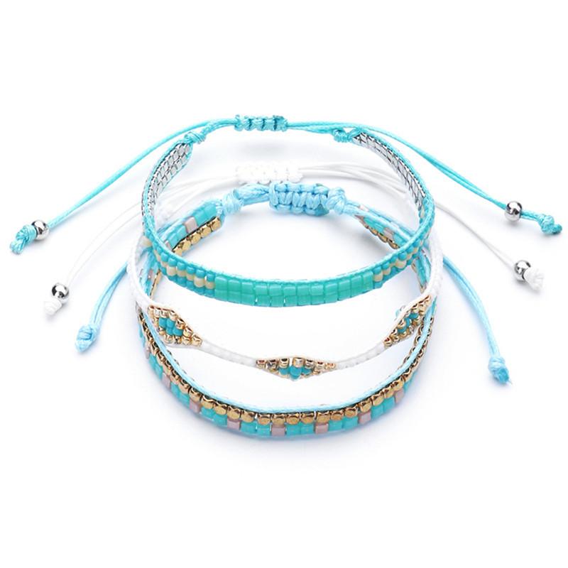 100% Handmade Weave 3 Pcs/Set Bracelets Bangles For Women Cotton Bracelet 2020 Summer Tassel Friendship Bracelet Boho Jewelry
100% Handmade Weave 3 Pcs/Set Bracelets Bangles For Women Cotton Bracelet 2020 Summer Tassel Friendship Bracelet Boho Jewelry