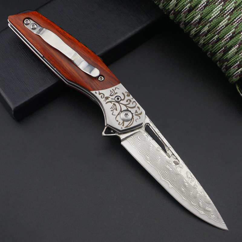 big-size heavy weight rosewood handle damascus sharp blade smooth opening linerlock camping hunting knife tactical knives men gift tool edc
big-size heavy weight rosewood handle damascus sharp blade smooth opening linerlock camping hunting knife tactical knives men gift tool edc