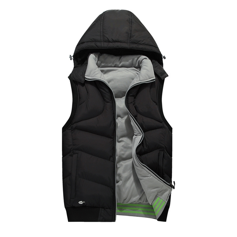 Mens Vest Jacket Winter Vest Men Hooded Sleeveless Jackets Warm Cotton Padded Vests mens work clothes Waistcoat Coats 201222, Blue
Mens Vest Jacket Winter Vest Men Hooded Sleeveless Jackets Warm Cotton Padded Vests mens work clothes Waistcoat Coats 201222, Blue