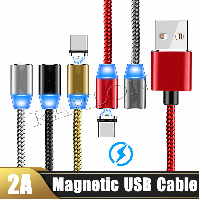 New 3 in 1 Metal Magnetic Fast Charger Line 2A Nylon Fast Charging Cord Type C Micro USB Cable for Samsung S20 Huawei Android With Package, Mix color(with oppbag)
New 3 in 1 Metal Magnetic Fast Charger Line 2A Nylon Fast Charging Cord Type C Micro USB Cable for Samsung S20 Huawei Android With Package, Mix color(with oppbag)