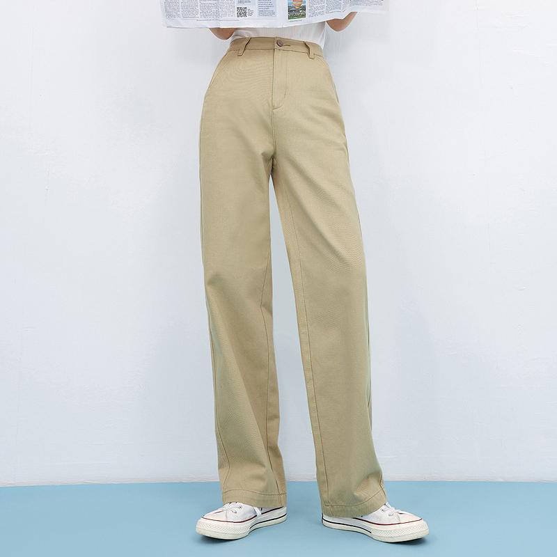 INMAN 2021 Spring New Arrivals Women's Pure Cotton Casual Pants Versatile Straight Tube Retro Style Slim Pants, Beige
INMAN 2021 Spring New Arrivals Women's Pure Cotton Casual Pants Versatile Straight Tube Retro Style Slim Pants, Beige