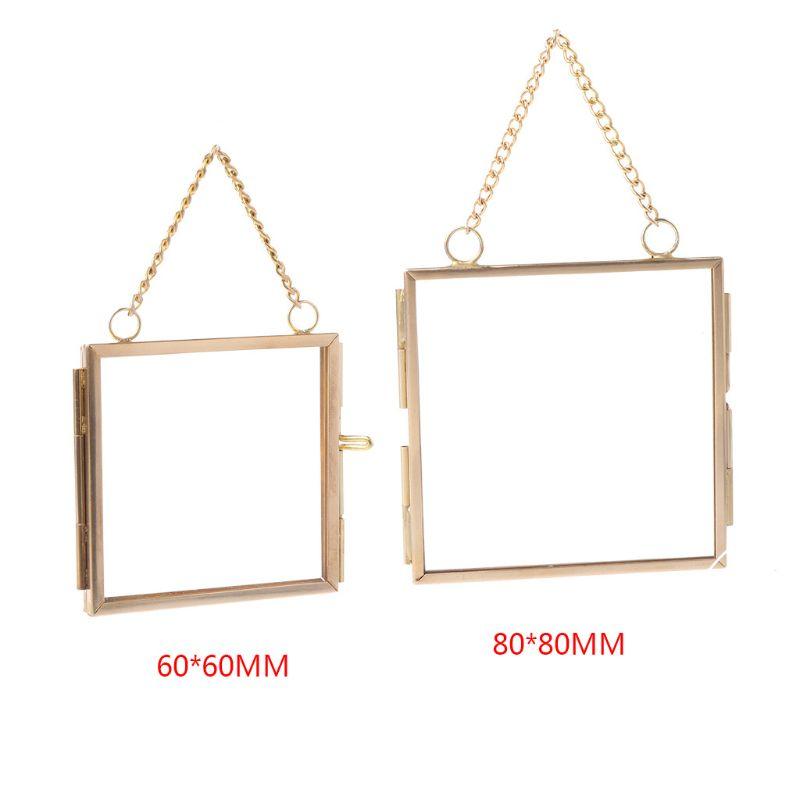 Creative DIY Chain Retro Metal Photo Frame High Translucent Glass Photo Frame Specimen Folder 2 Size Optional P0RE
Creative DIY Chain Retro Metal Photo Frame High Translucent Glass Photo Frame Specimen Folder 2 Size Optional P0RE