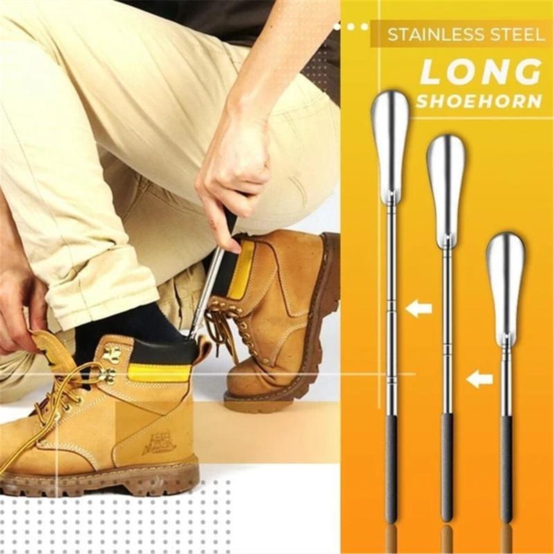 Three-length Retractable Shoehorn Stainless Steel Long Shoehorn Retractable Super Long Shoe Puller Shoe Lifter Convenient
Three-length Retractable Shoehorn Stainless Steel Long Shoehorn Retractable Super Long Shoe Puller Shoe Lifter Convenient