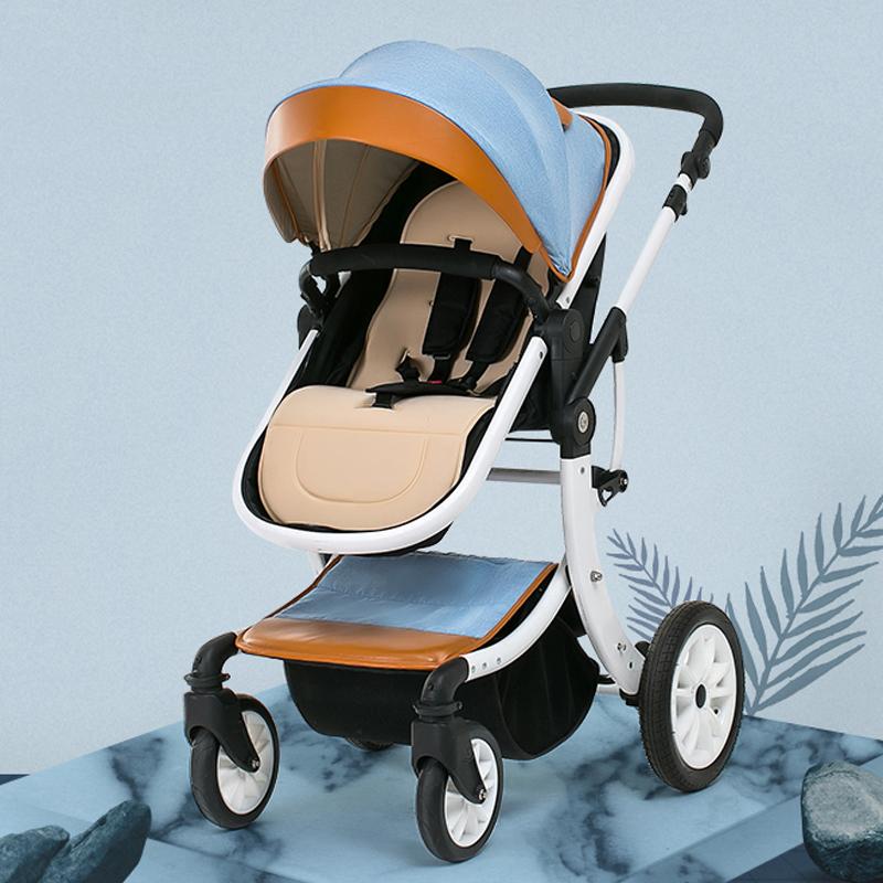 New Luxury Multifunctional Baby Stroller Portable High Landscape Stroller Folding Carriage Red Gold Newborn Baby trolley car
New Luxury Multifunctional Baby Stroller Portable High Landscape Stroller Folding Carriage Red Gold Newborn Baby trolley car