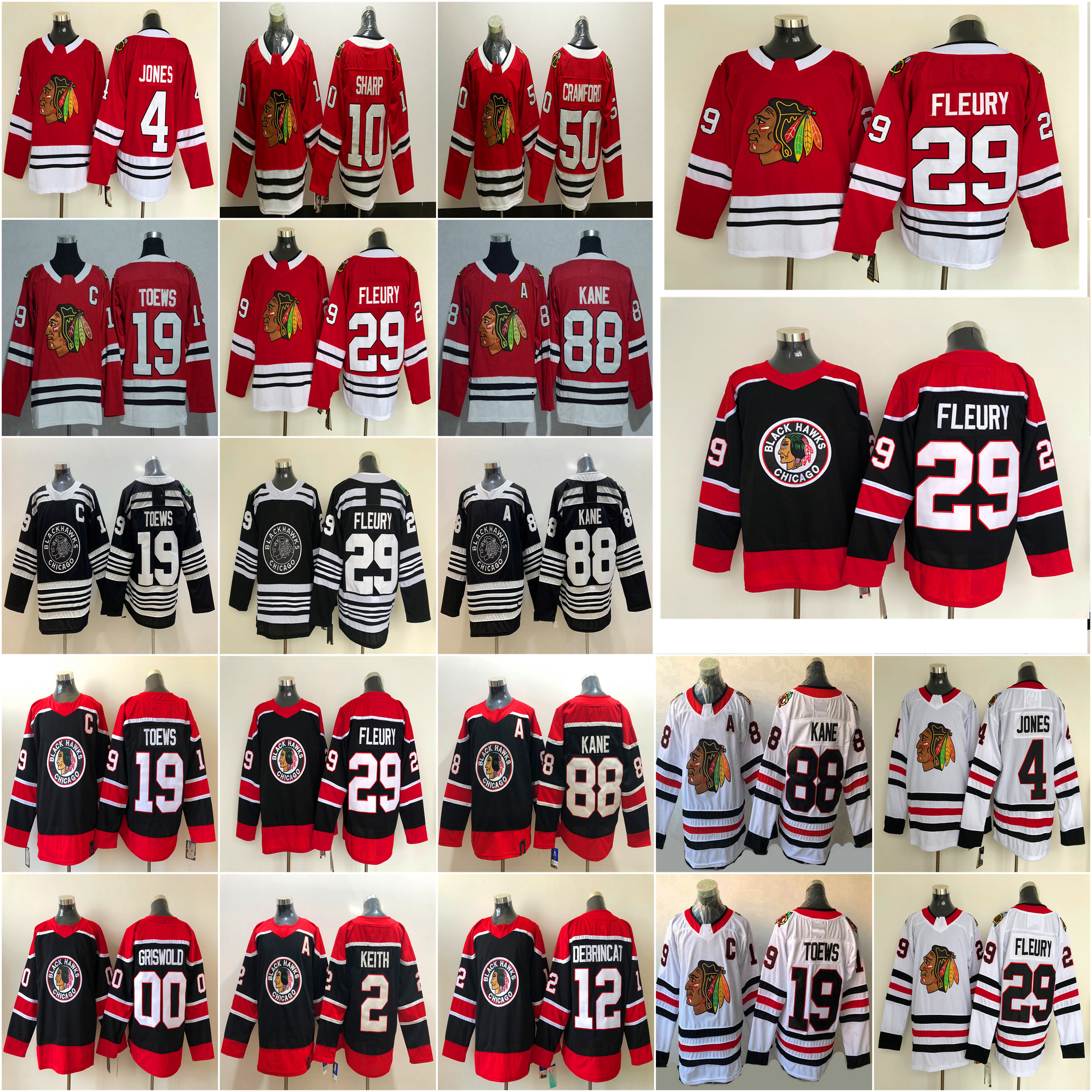 Men Reverse Retro Hockey Jerseys Chicago Blackhawks Patrick Kane Jersey Jonathan Toews Alex DeBrincat Marc-Andre Fleury Duncan Keith Clark G, Black;red
Men Reverse Retro Hockey Jerseys Chicago Blackhawks Patrick Kane Jersey Jonathan Toews Alex DeBrincat Marc-Andre Fleury Duncan Keith Clark G, Black;red