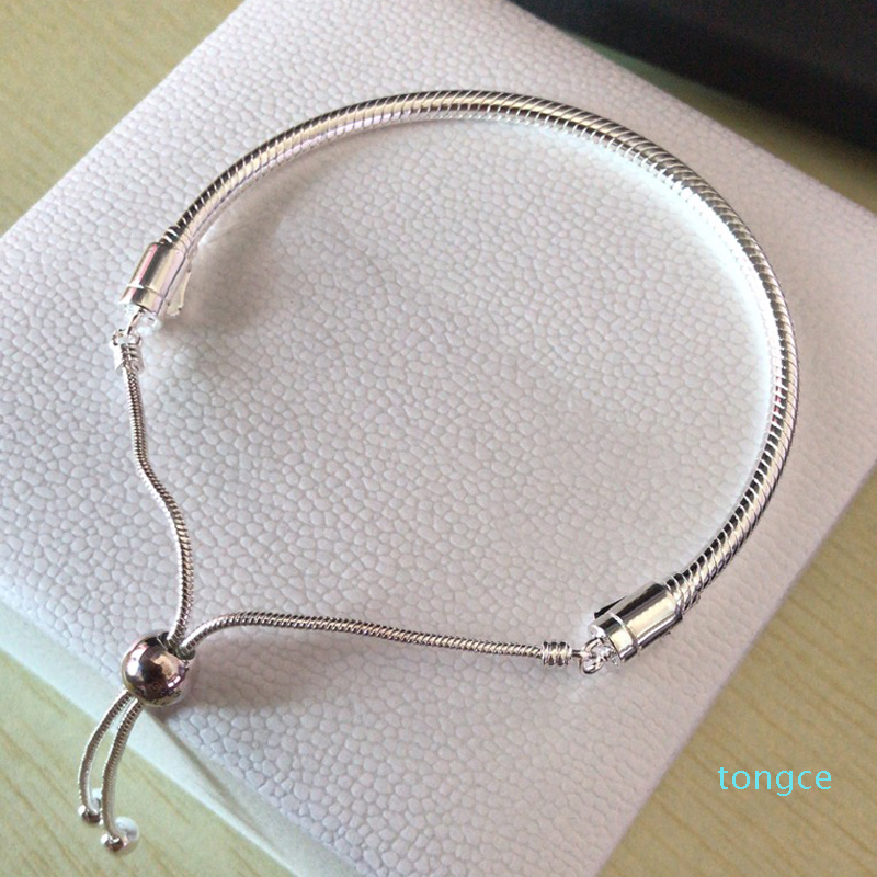 luxury- 925 Sterling Silver Bracelets For Women Jewelry DIY Fit Pandora Charm Snake Chain Slider Charms Bracelet Design Fashion Classic
luxury- 925 Sterling Silver Bracelets For Women Jewelry DIY Fit Pandora Charm Snake Chain Slider Charms Bracelet Design Fashion Classic