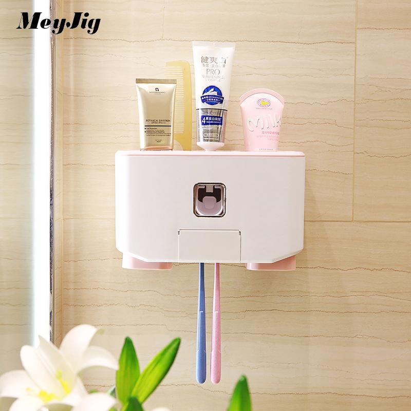 Wall Mount Rack Bathroom Tools Set Bathroom Accessories Set Tooth Brush Holder Automatic Toothpaste Dispenser Holder Toothbrush
Wall Mount Rack Bathroom Tools Set Bathroom Accessories Set Tooth Brush Holder Automatic Toothpaste Dispenser Holder Toothbrush