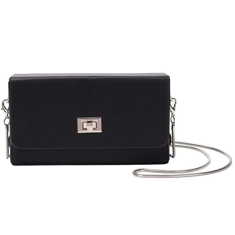 Women Luxury Hand Bag PU Leather Totes Designers Women Fashion Chain Shoulder Messenger Bags Female Top-handle Bags Mini Box Bag, Black
Women Luxury Hand Bag PU Leather Totes Designers Women Fashion Chain Shoulder Messenger Bags Female Top-handle Bags Mini Box Bag, Black