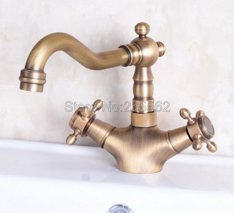 Antique Brass Finishing Bathroom Faucets Basin Faucets Dual Handle Hot Cold Wash Basin Tap Lavatory Faucet Lnf245
Antique Brass Finishing Bathroom Faucets Basin Faucets Dual Handle Hot Cold Wash Basin Tap Lavatory Faucet Lnf245