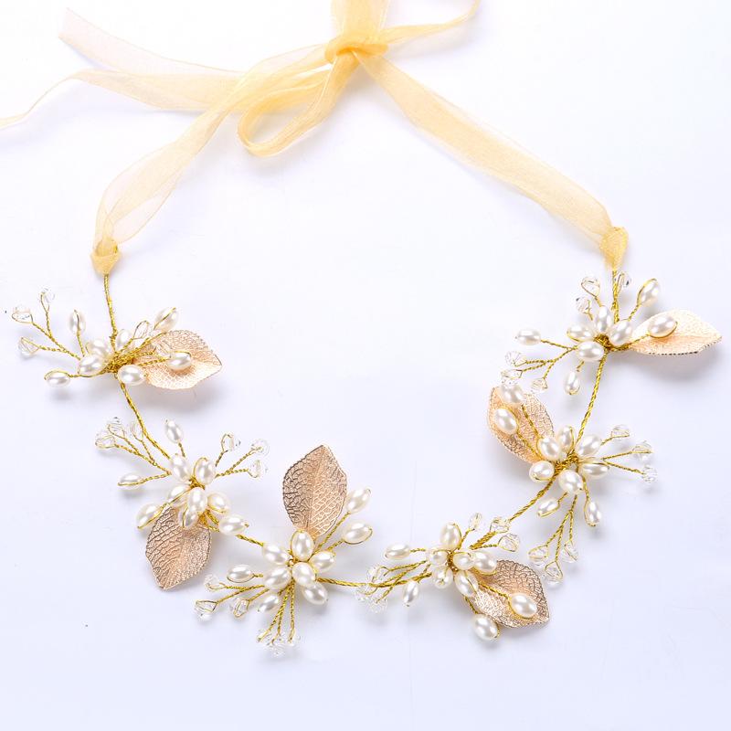 Handmade Gold leaf Simulated-Pearl Girl Headbands Hair accessories for Party Wedding Gold ribbon Hair Jewelry Accessories
Handmade Gold leaf Simulated-Pearl Girl Headbands Hair accessories for Party Wedding Gold ribbon Hair Jewelry Accessories
