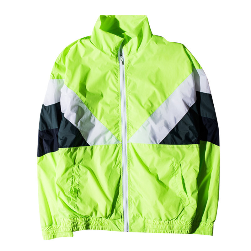 2019 New Jacket Women Men Pullover Tracksuit Loose Stand Collar Jacket Windbreaker Jacket Hip Hop Style T200502