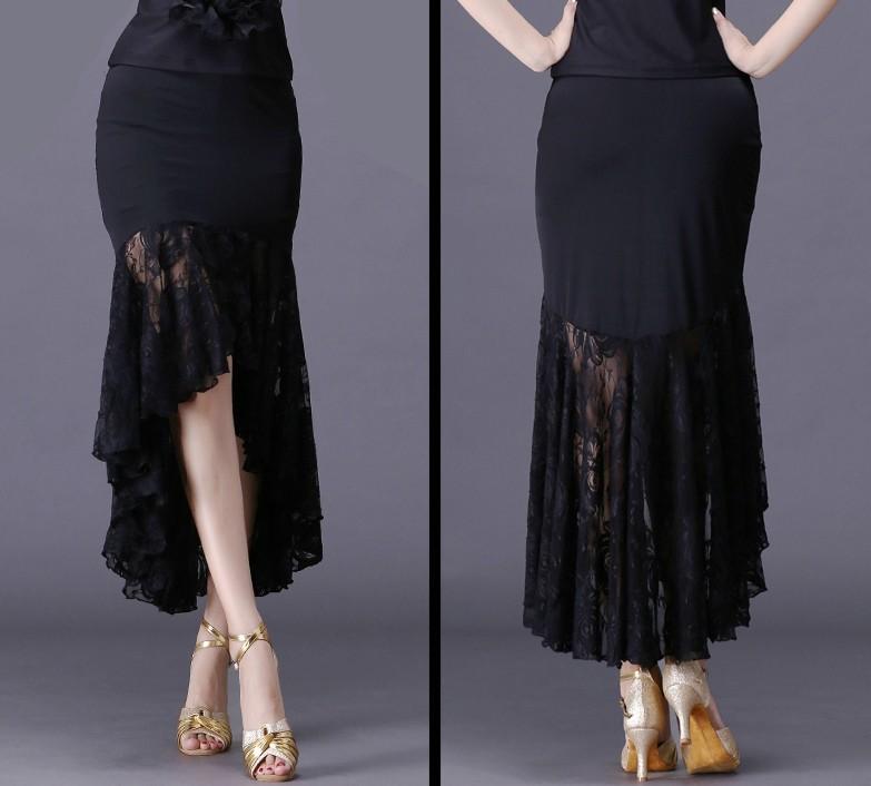 2020New sexy Latin dance skirts women black lace skirt irregular fish tail skirt long ballroom dance dress
2020New sexy Latin dance skirts women black lace skirt irregular fish tail skirt long ballroom dance dress