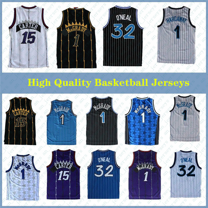 High-Quality 32 O'Neal Jersey Penny 15 Carter Jerseys Tracy 1 McGrady Jerseys Stitched College Shirts Mens Vince 1 Hardaway Shirt Basketball, Black;red
High-Quality 32 O'Neal Jersey Penny 15 Carter Jerseys Tracy 1 McGrady Jerseys Stitched College Shirts Mens Vince 1 Hardaway Shirt Basketball, Black;red