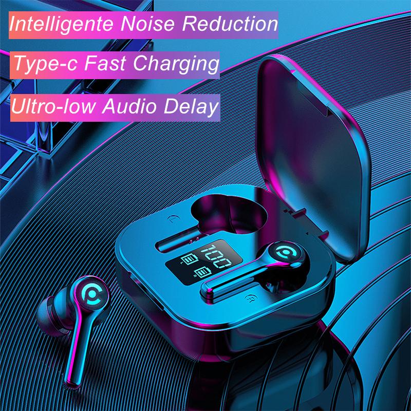Hembeer ES1 Wireless Earphone Bluetooth Earphones Headsets Gaming Headphones with Microphonefor All Phone, Black
Hembeer ES1 Wireless Earphone Bluetooth Earphones Headsets Gaming Headphones with Microphonefor All Phone, Black