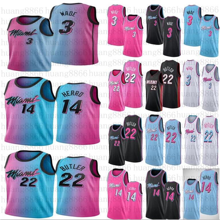2020 New Men Dwyane 3 Wade Jimmy 22 Butler Jerseys Tyler 14 Herro Basketball Jersey, As
2020 New Men Dwyane 3 Wade Jimmy 22 Butler Jerseys Tyler 14 Herro Basketball Jersey, As