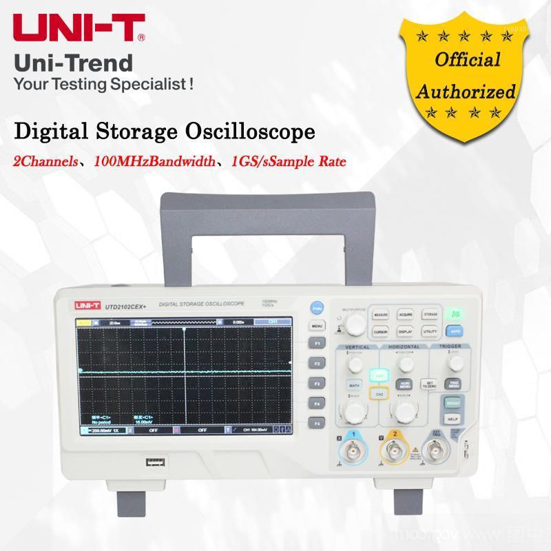 UNI-T UTD2102CEX+ High-precision 100MHz desktop Digital Storage Oscilloscope; laboratory/electronic repair waveform tester1
UNI-T UTD2102CEX+ High-precision 100MHz desktop Digital Storage Oscilloscope; laboratory/electronic repair waveform tester1