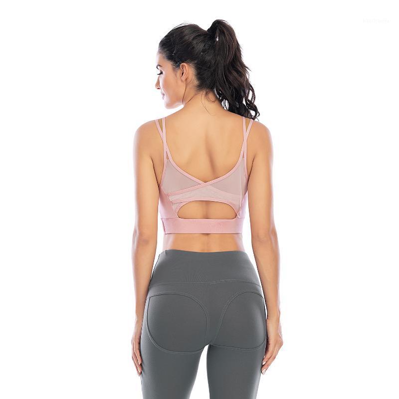 Padded Workout Yoga Bra Back Mesh Splicing Sports Bra Gym Running Fitness Sport Top Without Steel Ring Underwear Female1, Pink
Padded Workout Yoga Bra Back Mesh Splicing Sports Bra Gym Running Fitness Sport Top Without Steel Ring Underwear Female1, Pink