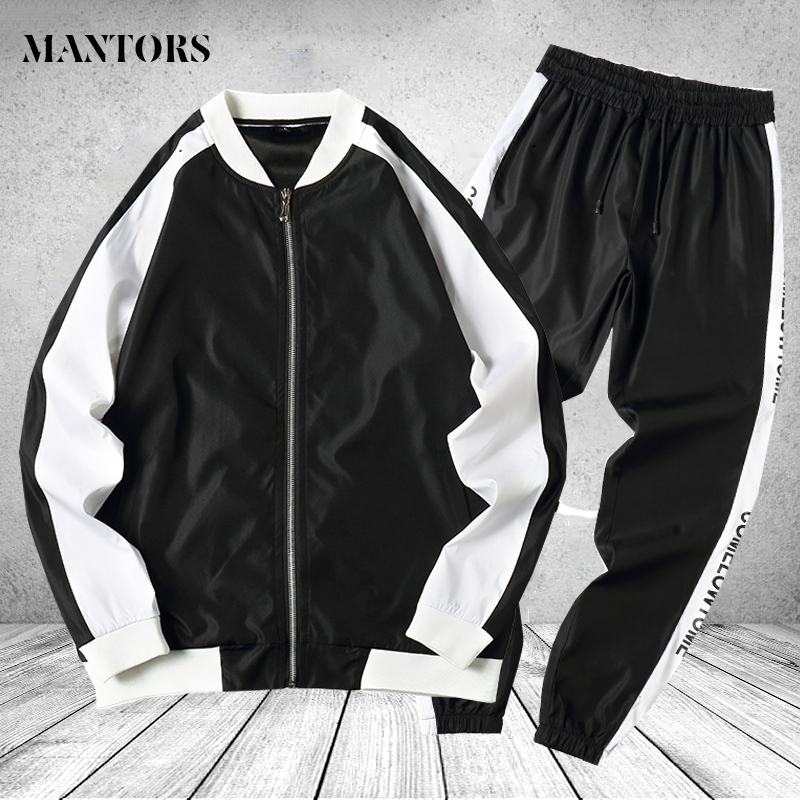 Mens Sportswear Set Autumn New Casual Tracksuit Man Two Piece Zipper Striped Sweatshirt Pant Sporting Men Track Suit, Cc144 black
Mens Sportswear Set Autumn New Casual Tracksuit Man Two Piece Zipper Striped Sweatshirt Pant Sporting Men Track Suit, Cc144 black