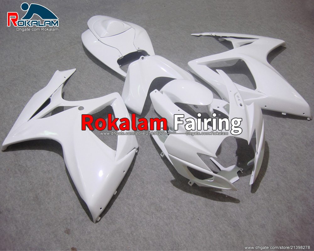 All White For Suzuki Street Bike Fairing GSXR 750 2007 Aftermarket Body Kits Fairings GSXR 600 GSX-R600 2006 2006 K6 (Injection Molding), Customize
All White For Suzuki Street Bike Fairing GSXR 750 2007 Aftermarket Body Kits Fairings GSXR 600 GSX-R600 2006 2006 K6 (Injection Molding), Customize